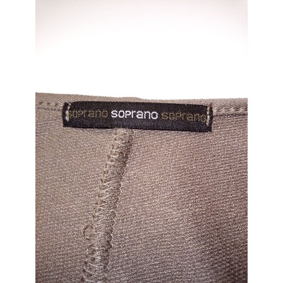 Soprano Women's Brown Blue Mini Dress Size Medium - Picture 5 of 6